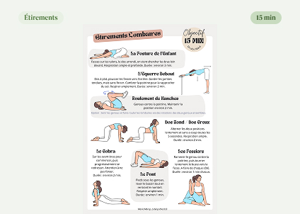 Étirements lombaires